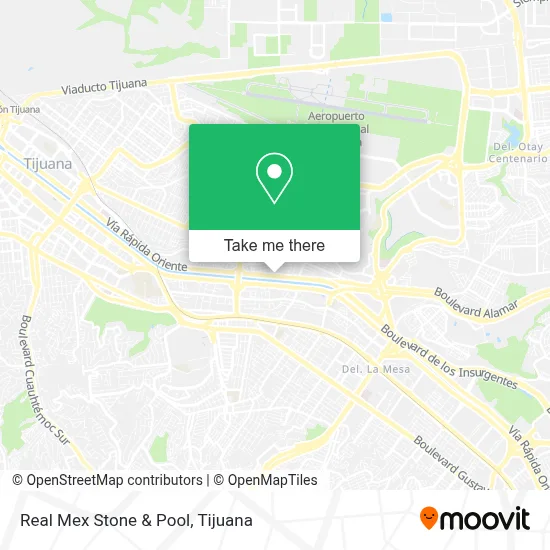 Real Mex Stone & Pool map