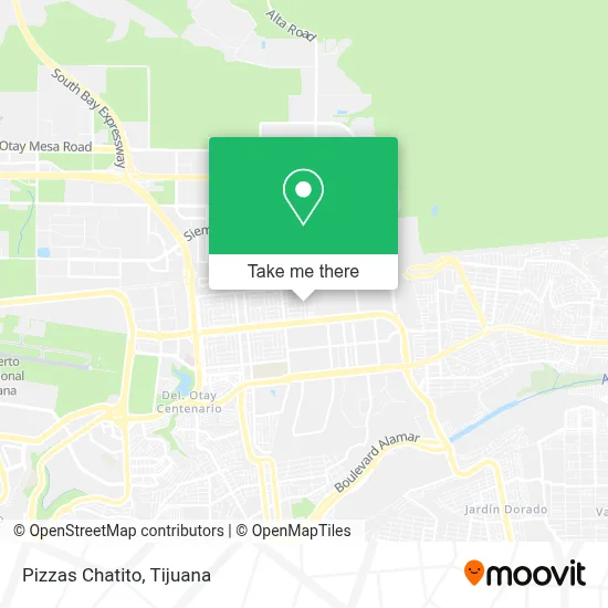 Pizzas Chatito map