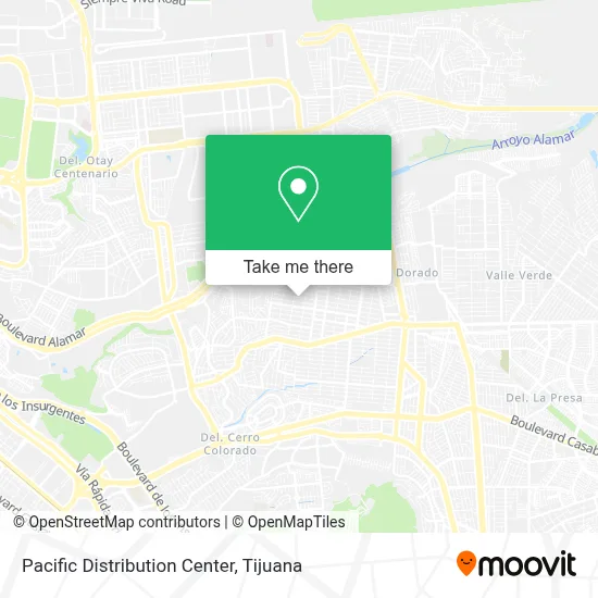 Pacific Distribution Center map