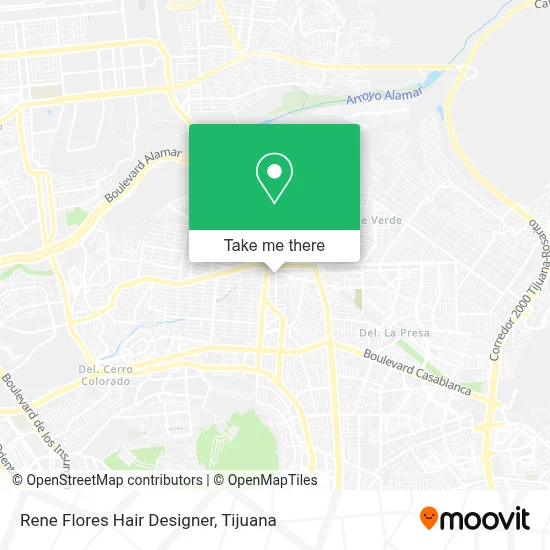 Rene Flores Hair Designer map