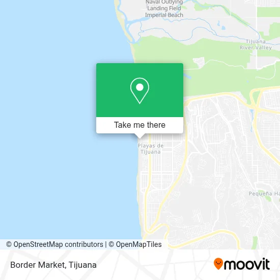 Border Market map