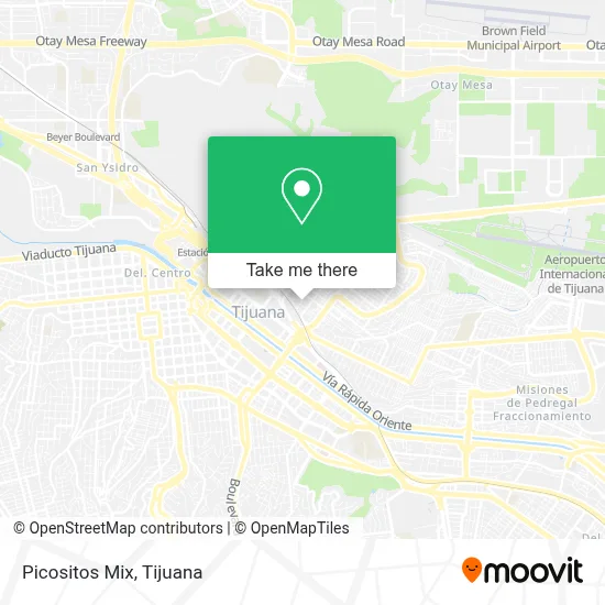 Picositos Mix map