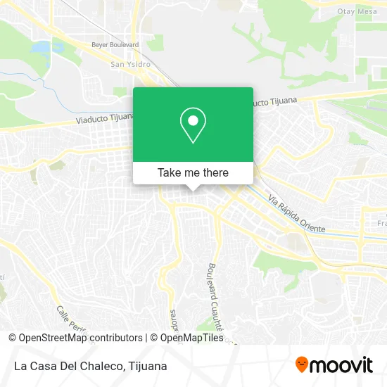 La Casa Del Chaleco map
