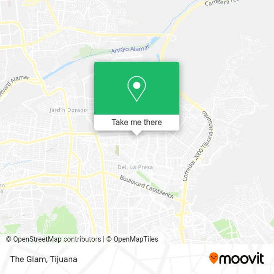 Le Glam map