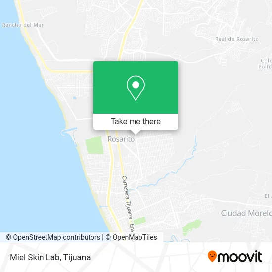 Miel Skin Lab map