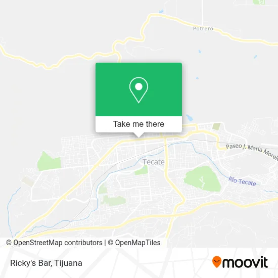 Ricky's Bar map