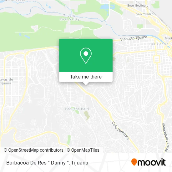 Barbacoa De Res " Danny " map