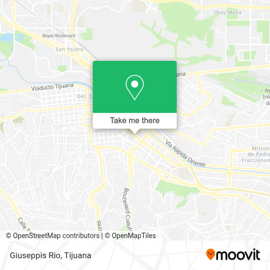 Giuseppis Rio map