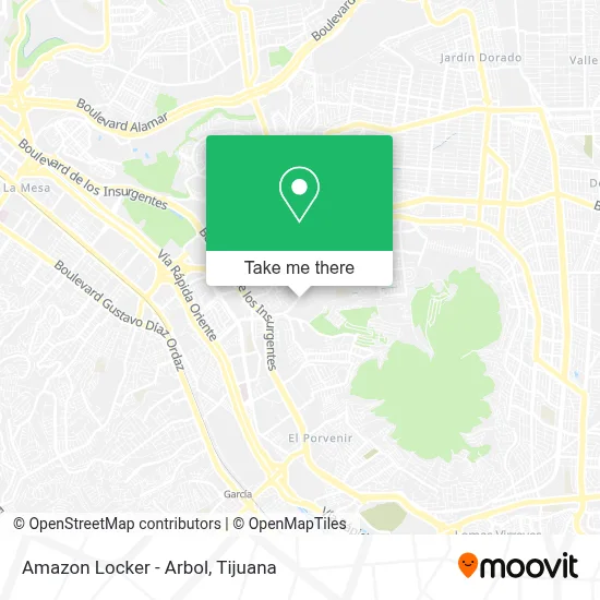 Amazon Locker - Arbol map