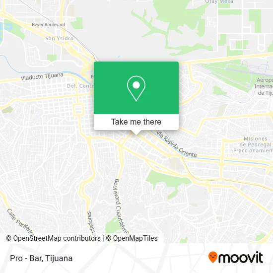 Pro - Bar map