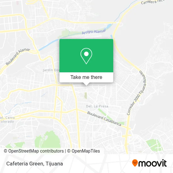 Cafeteria Green map