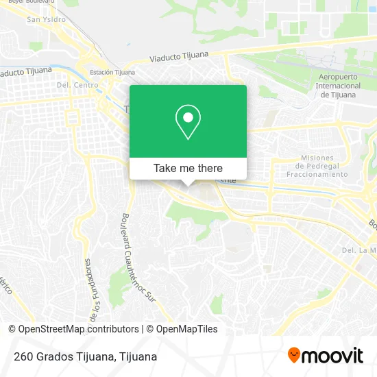 260 Grados Tijuana map