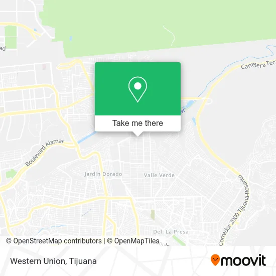Western Union map