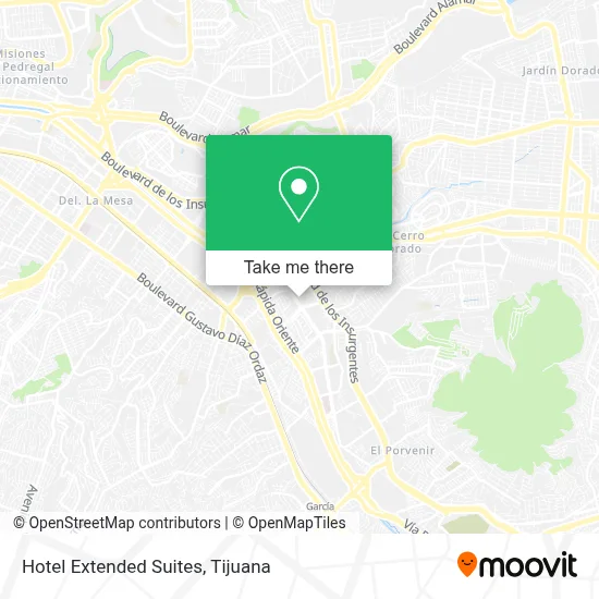 Hotel Extended Suites map