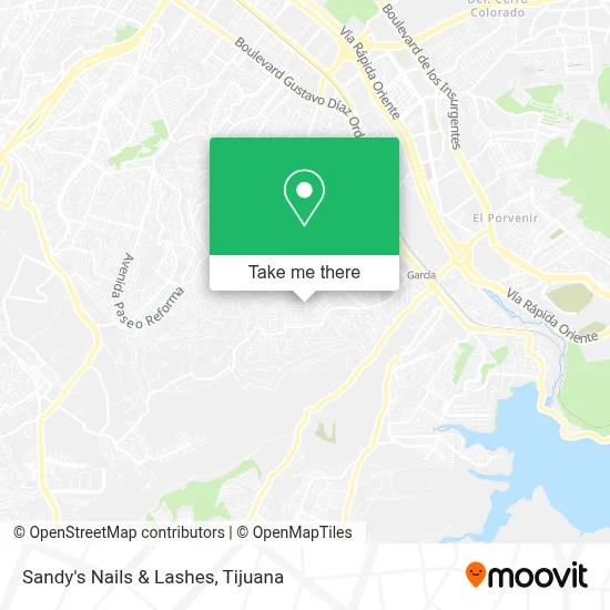 Sandy's Nails & Lashes map