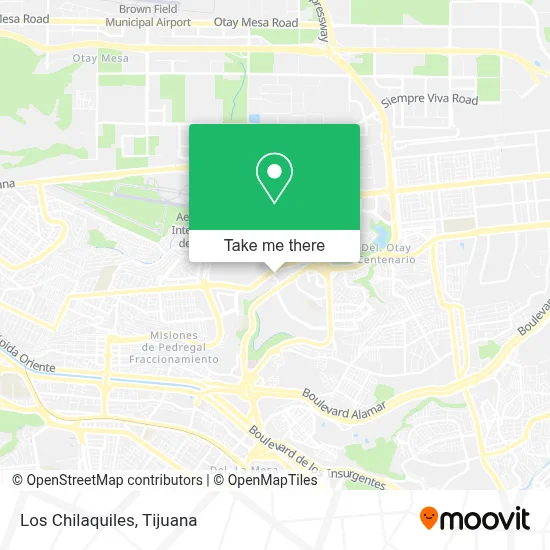 Los Chilaquiles map