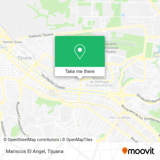 Mariscos El Angel map