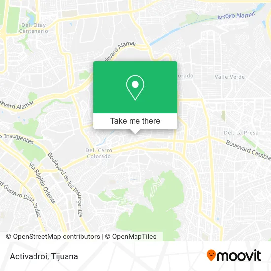 Activadroi map