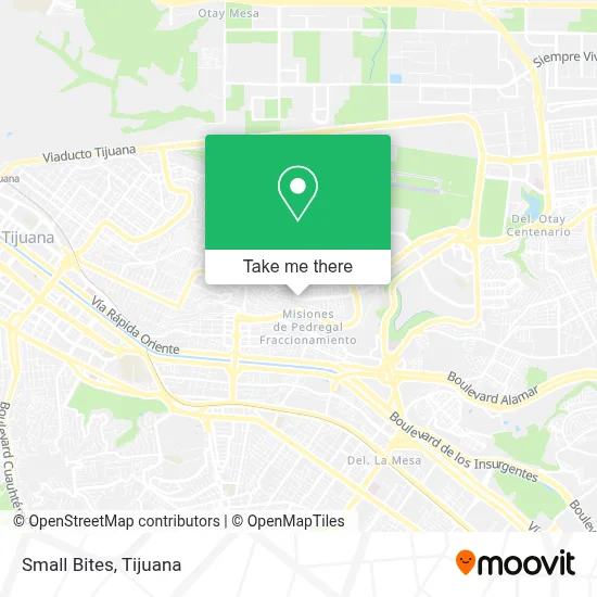 Small Bites map
