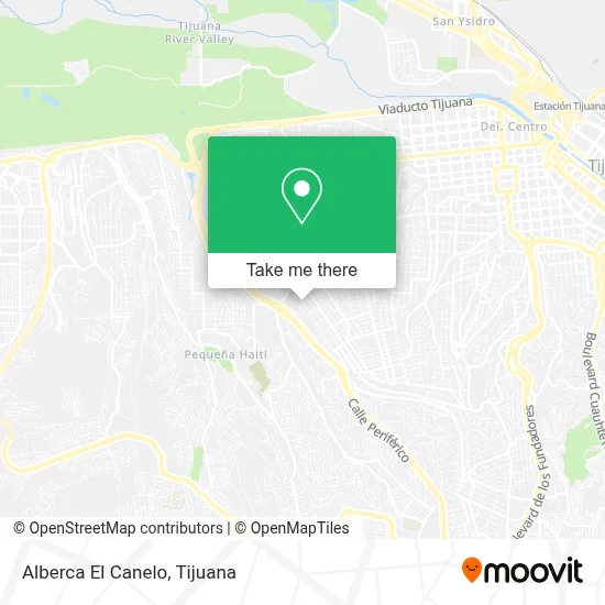 Alberca El Canelo map