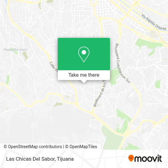 Las Chicas Del Sabor map