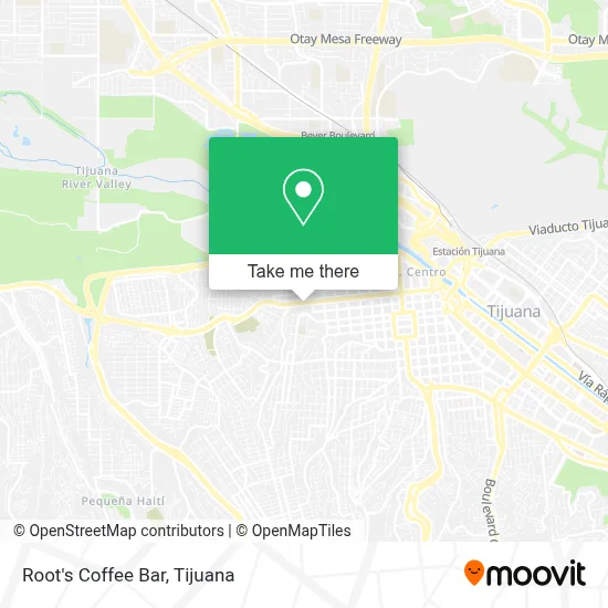Root's Coffee Bar map
