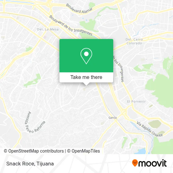 Snack Roce map