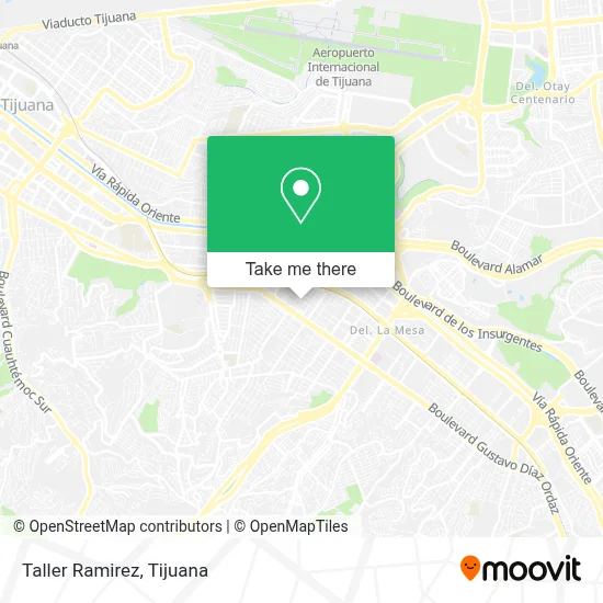 Taller Ramirez map
