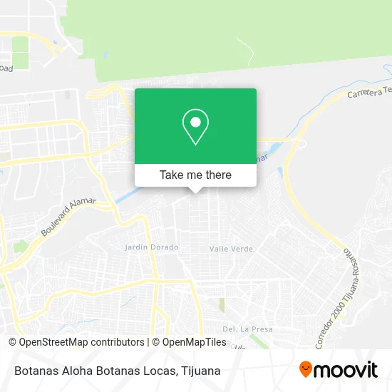 Botanas Aloha Botanas Locas map