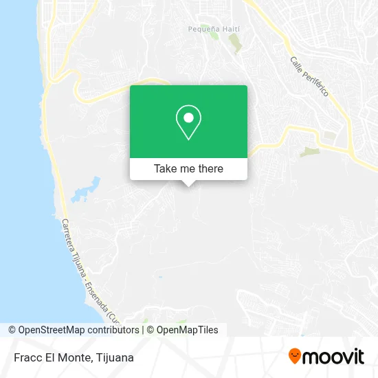 Fracc El Monte map
