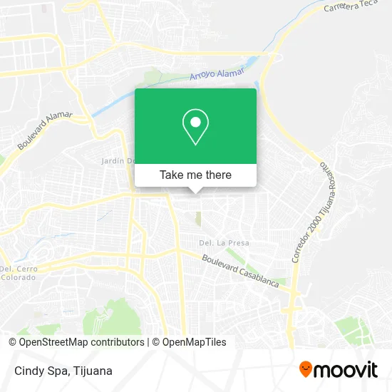 Cindy Spa map
