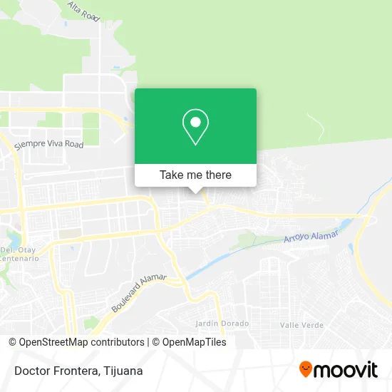 Doctor Frontera map