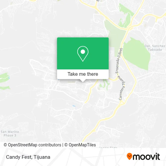 Candy Fest map