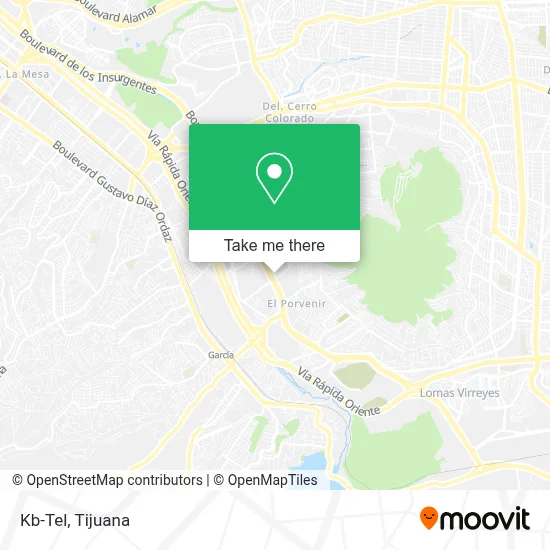 Kb-Tel map