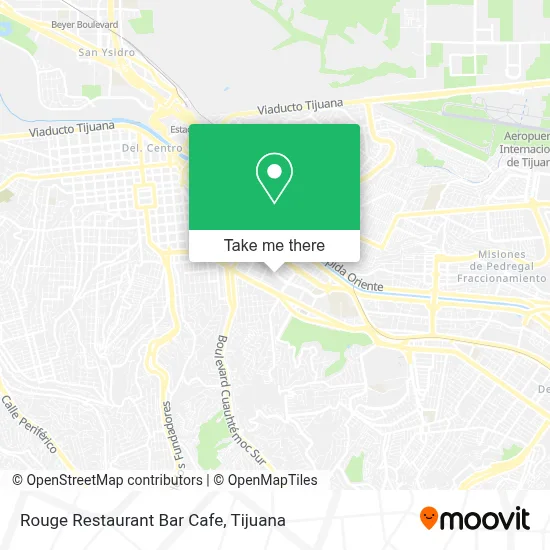 Rouge Restaurant Bar Cafe map