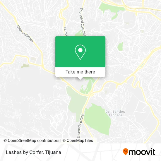 Lashes by Corfer map