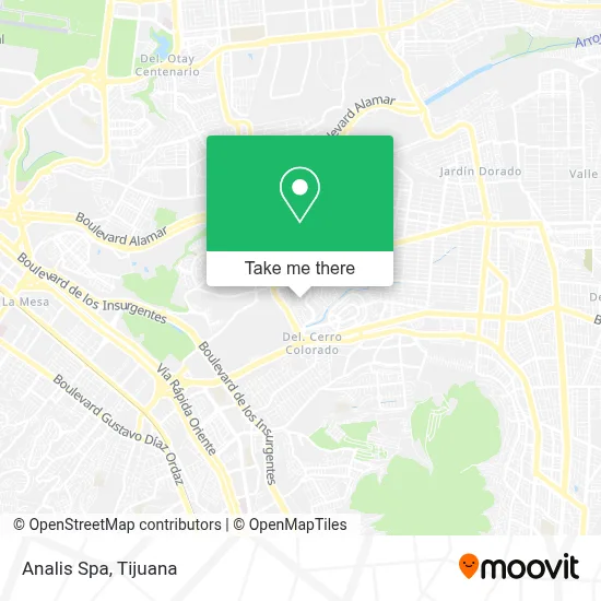 Analis Spa map