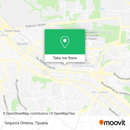 Seguros Omexa map