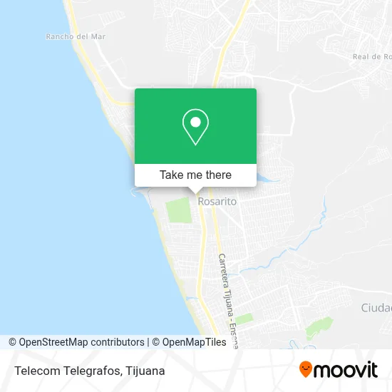 Telecom Telegrafos map