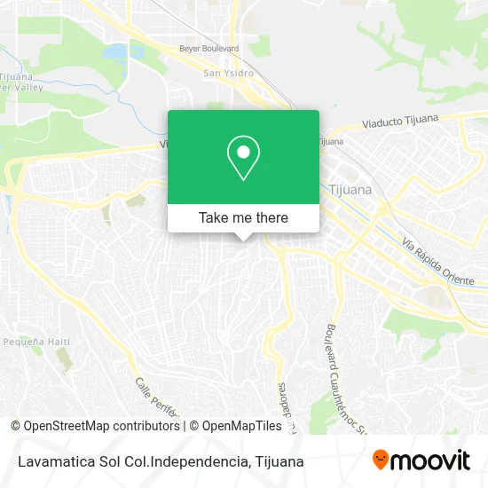Lavamatica Sol Col.Independencia map