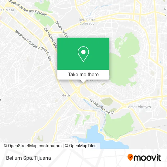 Belium Spa map