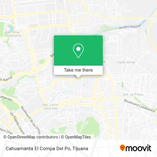 Cahuamanta El Compa Del Po map