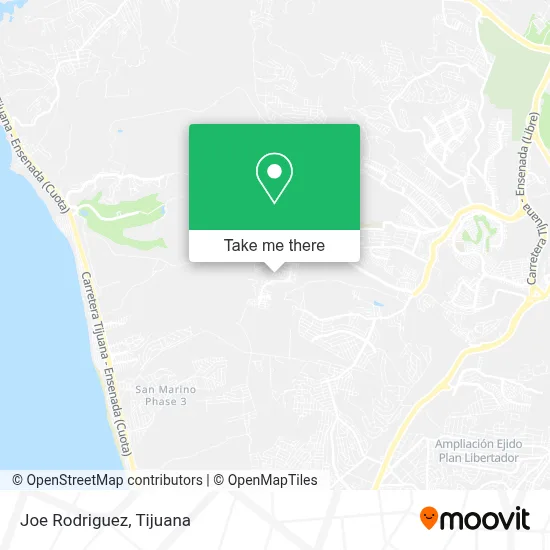 Joe Rodriguez map
