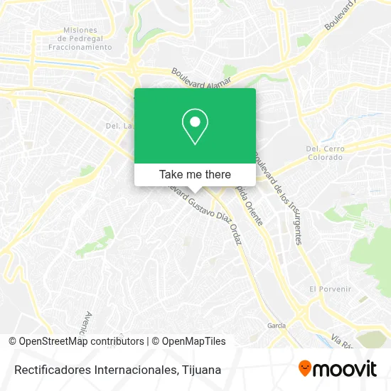 Rectificadores Internacionales map