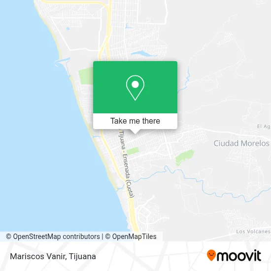 Mariscos Vanir map