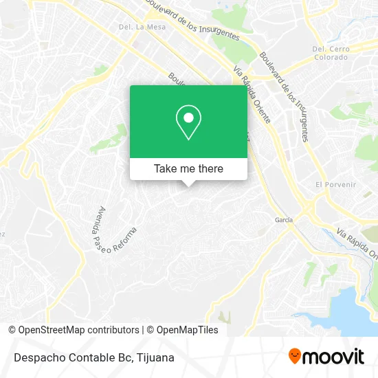 Despacho Contable Bc map