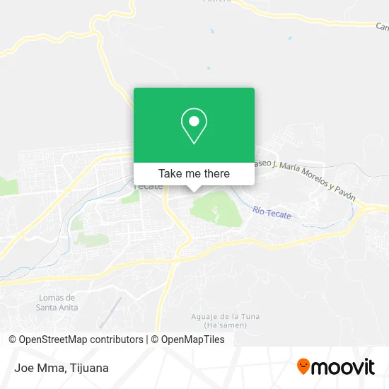 Joe Mma map