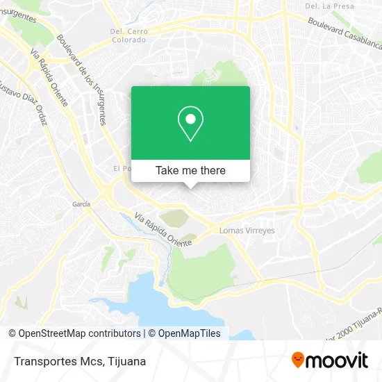 Transportes Mcs map