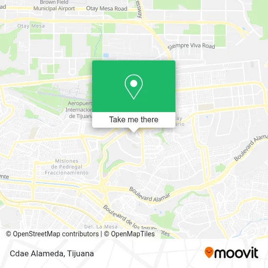 Cdae Alameda map