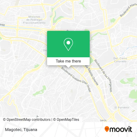 Magotec map